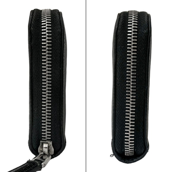 PRADA Saffiano long wallet black leather - Picture 2 of 9